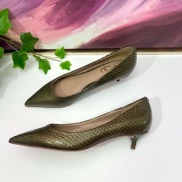 SAM EDELMAN Franci Kitten Heel Pump Size 7 - Picture 6 of 12